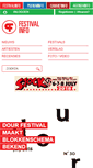 Mobile Screenshot of festivalinfo.nl